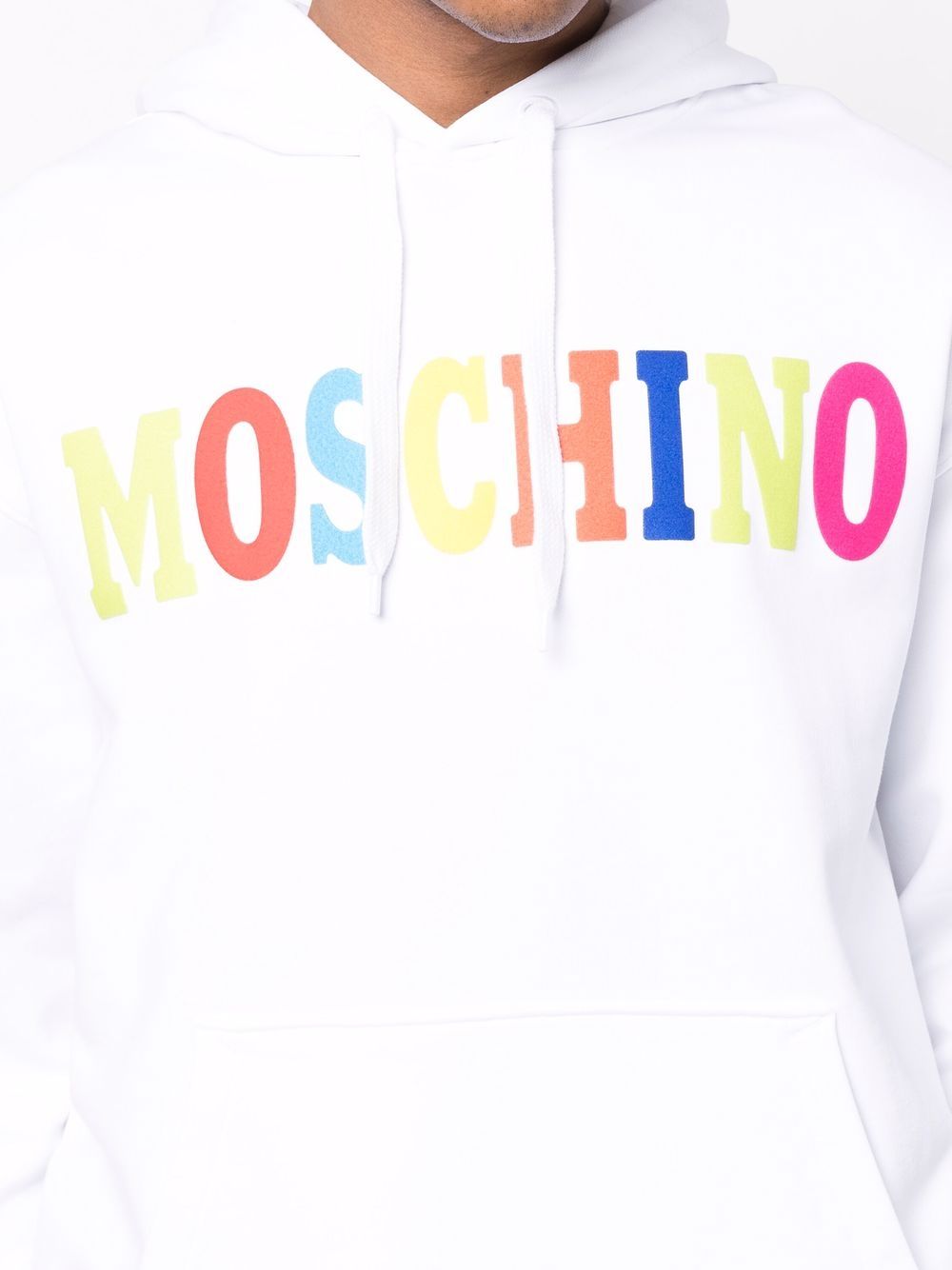 фото Moschino худи из органического хлопка с логотипом