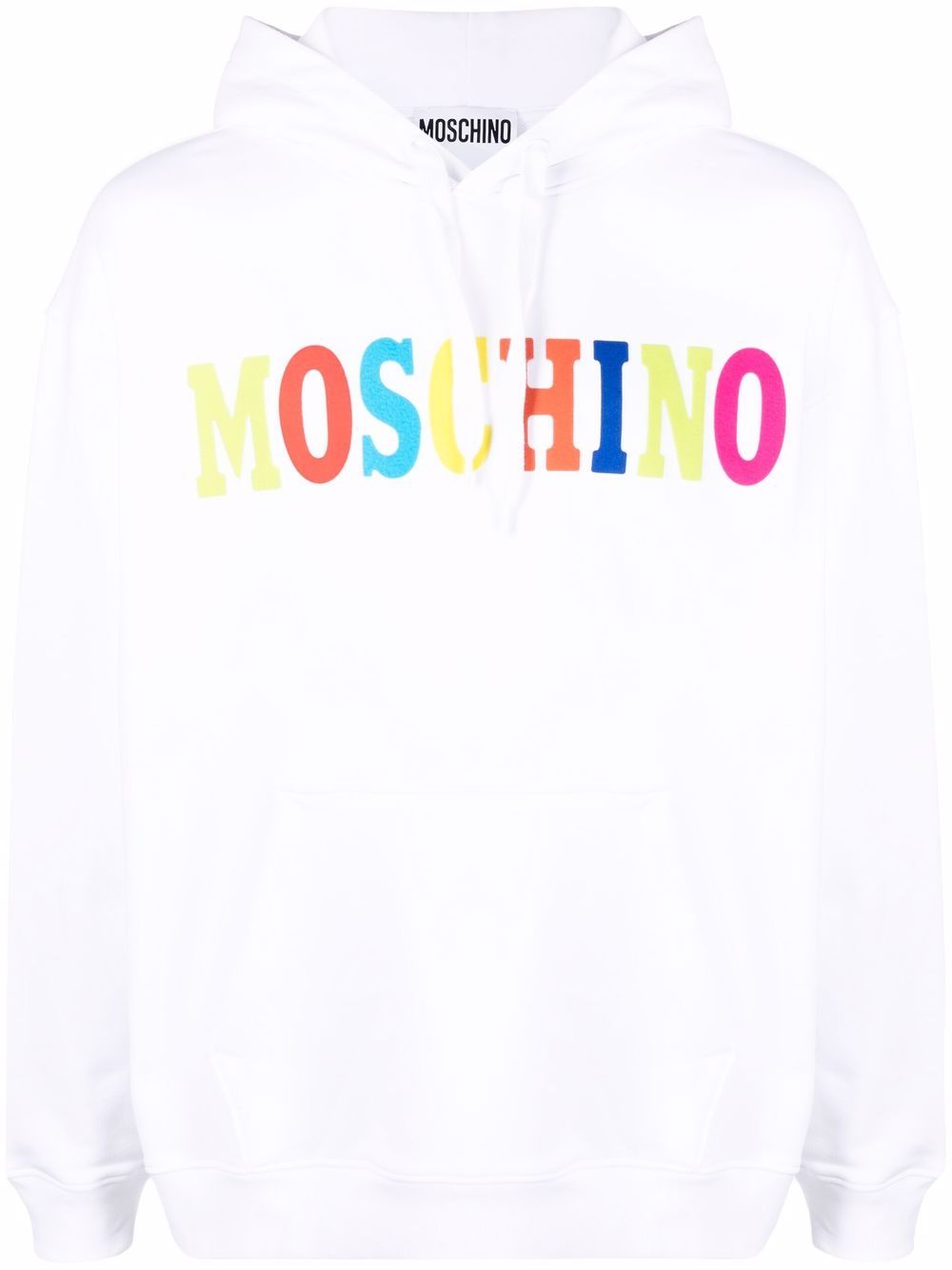 фото Moschino худи из органического хлопка с логотипом