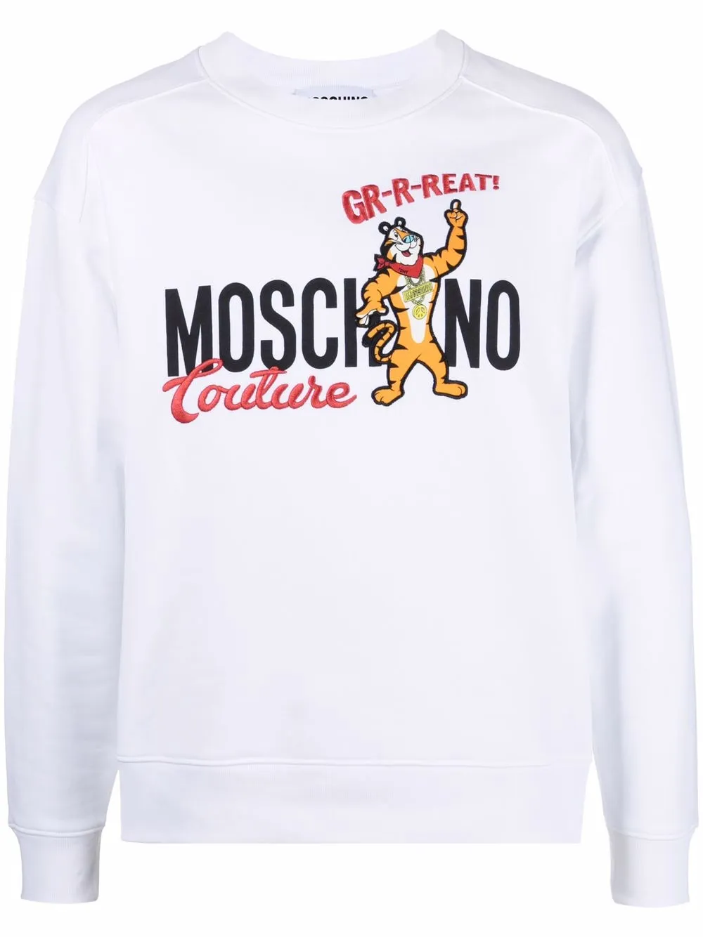 logo-print cotton sweatshirt
