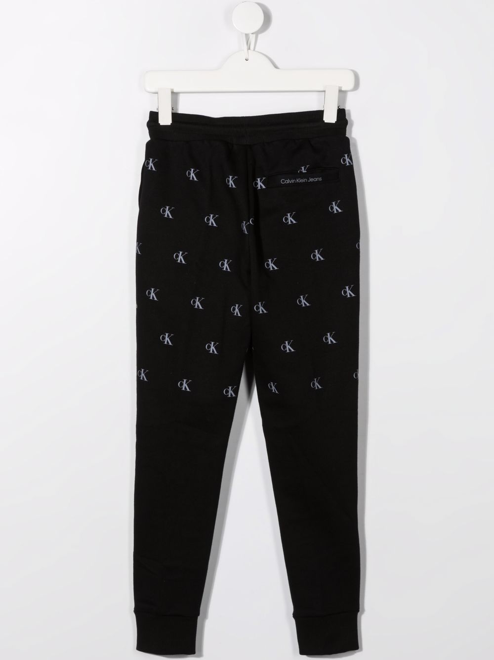 Image 2 of Calvin Klein Kids all-over logo-print track pants