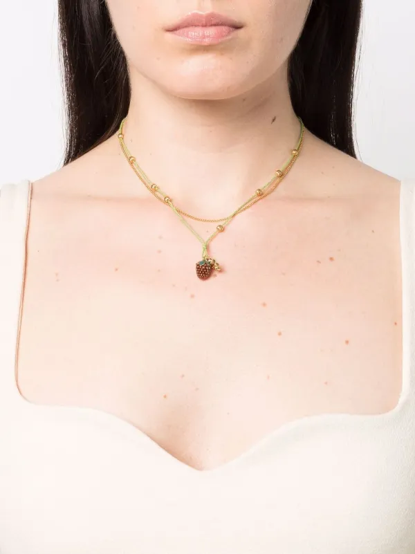 Tory Burch logo-pendant Layered 