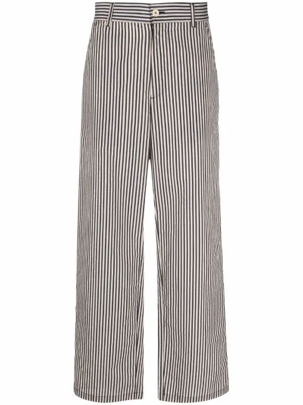 Barena Striped wide-leg Trousers - Farfetch
