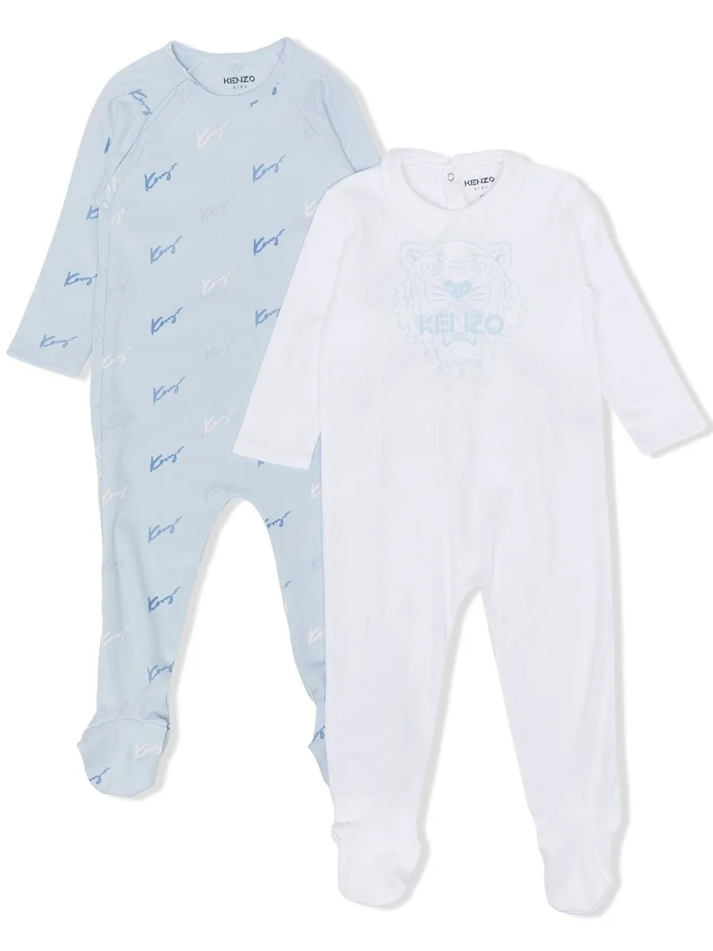 

Stone Island Junior pack de dos pijamas con logo estampado - Azul