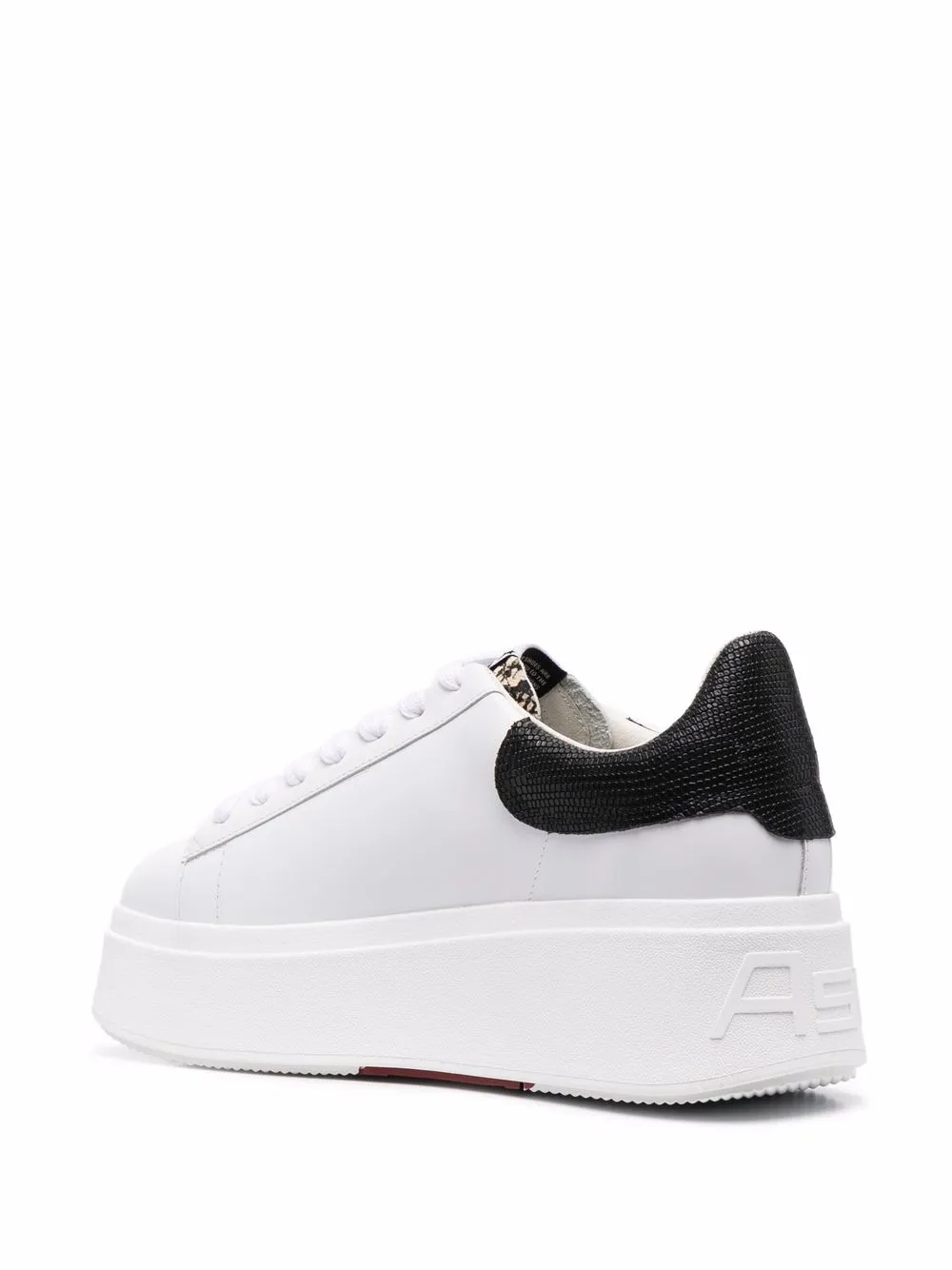 ash moby leather platform sneakers