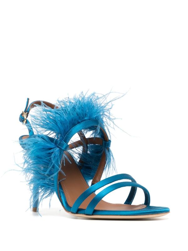 prada feather sandals