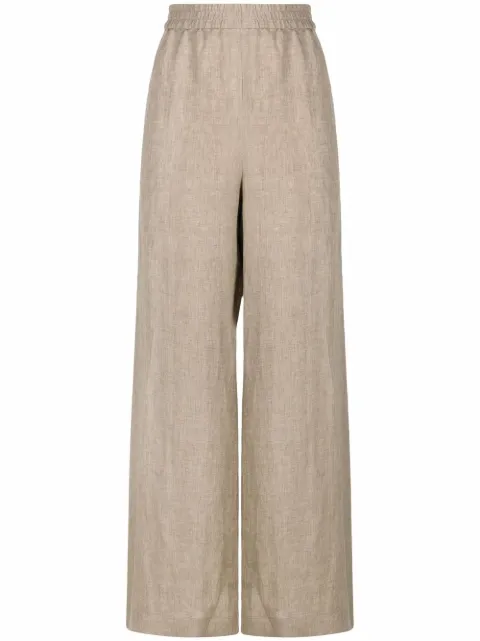 Fabiana Filippi wide-leg linen trousers