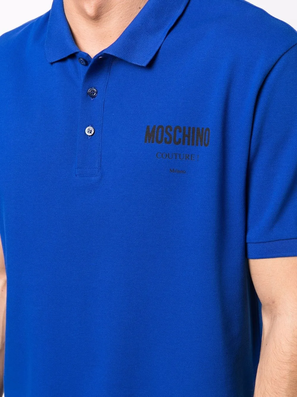 фото Moschino рубашка поло с логотипом