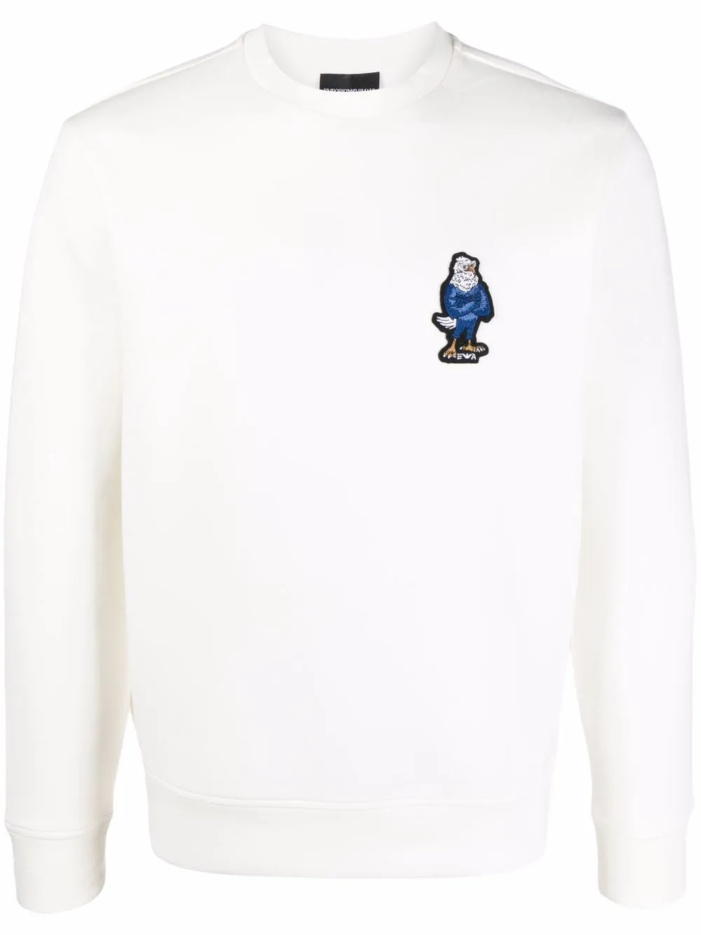 

Emporio Armani logo crew-neck sweatshirt - White