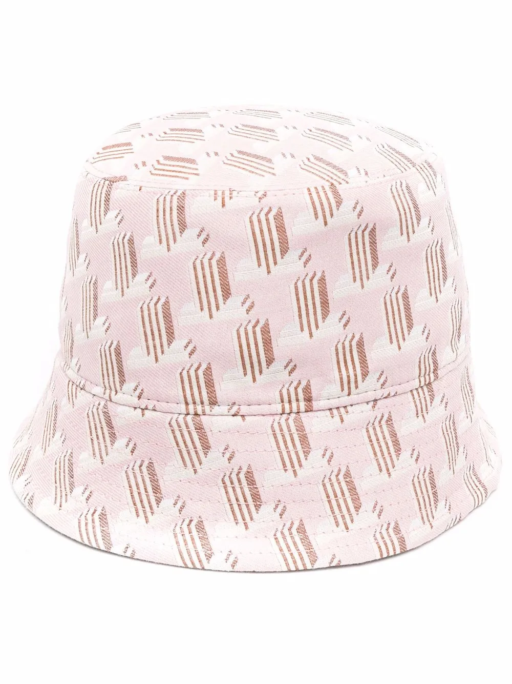 

Lanvin reversible geometric-jacquard bucket hat - Pink