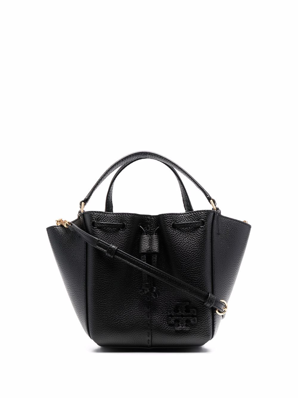 

Tory Burch tote con cordones - Negro