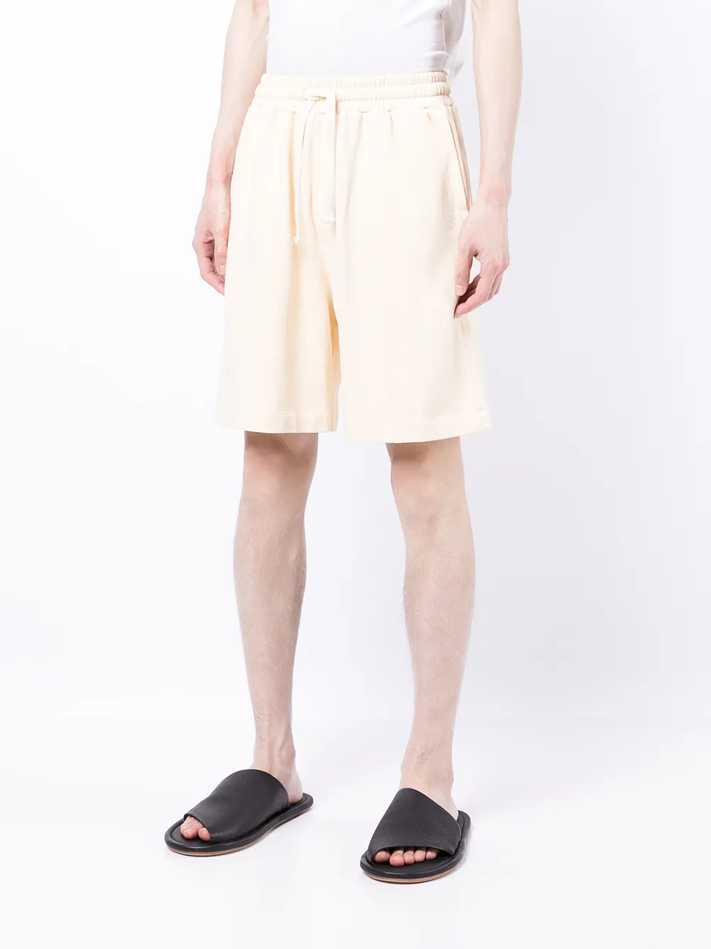 Nanushka Drawstring Organic Cotton Track Shorts - Farfetch