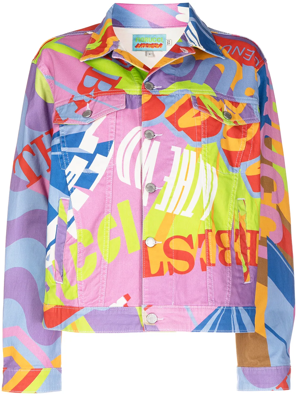 

Fiorucci x Lakwena Nico denim jacket - Multicolour
