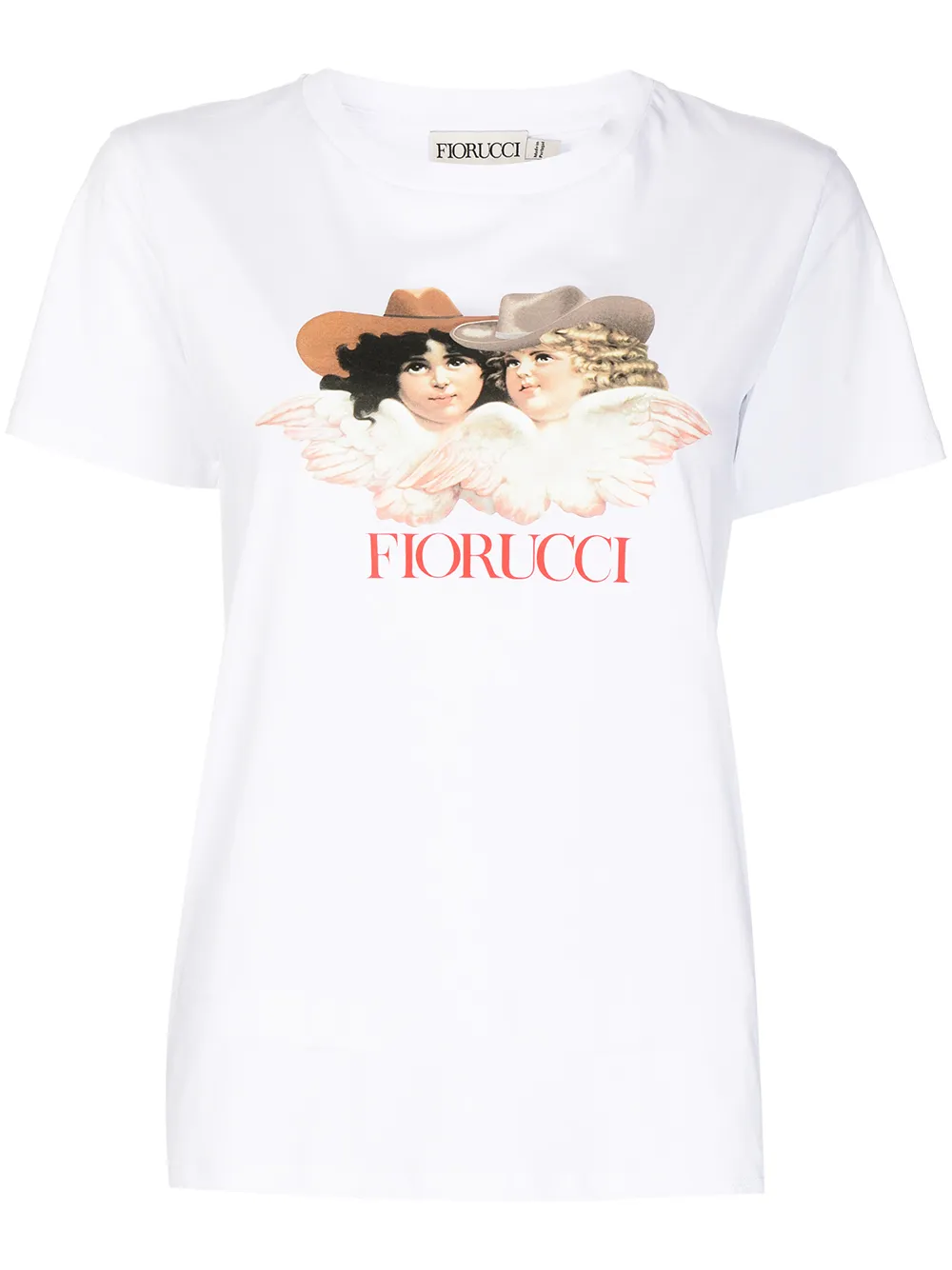 

Fiorucci playera con estampado Cowboy Angels - Blanco