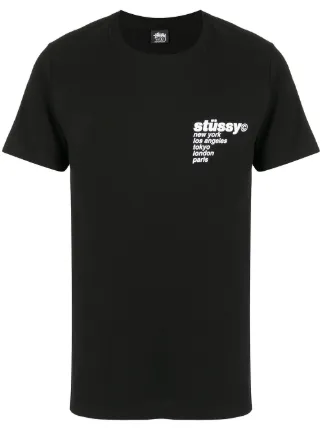 Stüssy Strawberry-print short-sleeved T-shirt - Farfetch