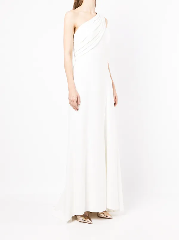 Tadashi Shoji Laine one-shoulder Crepe 