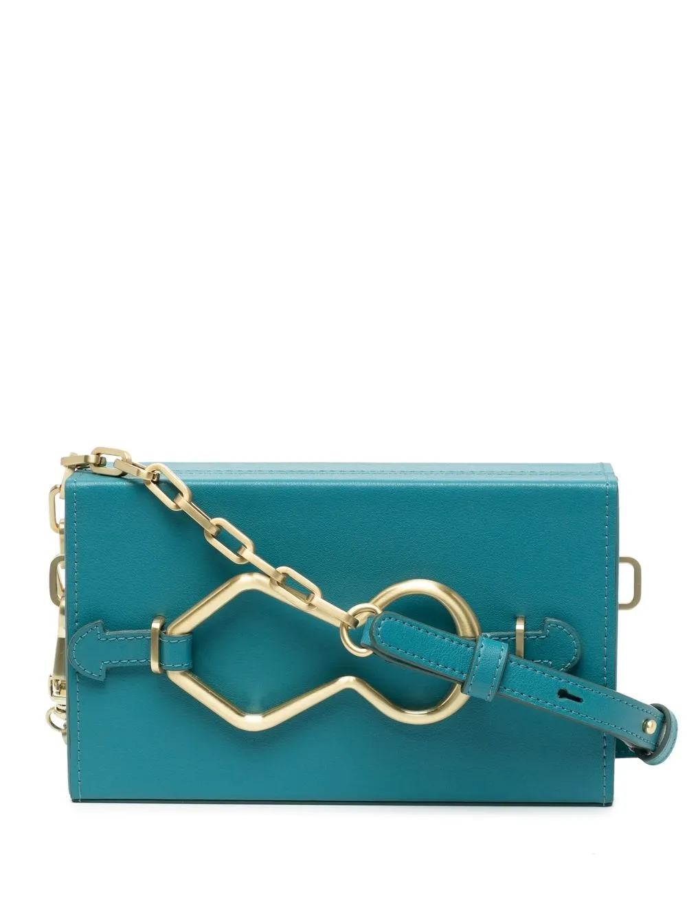 

Zac Zac Posen bolsa con placa abstracta - Azul