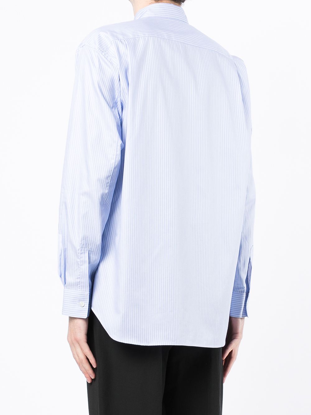 фото Comme des garçons shirt cotton applique-detail shirt