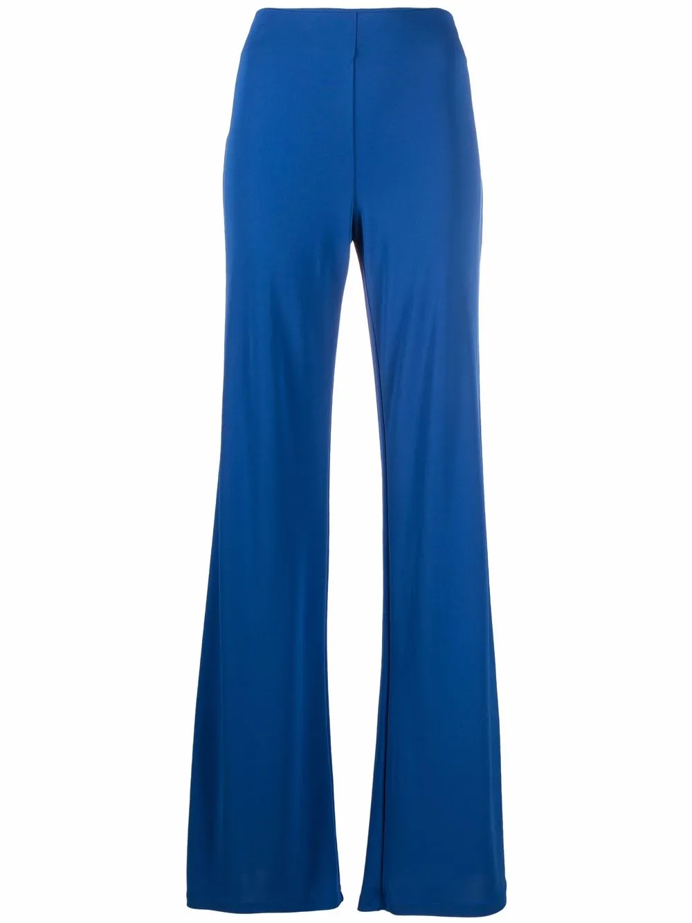 

Alberta Ferretti pantalones rectos con tiro alto - Azul