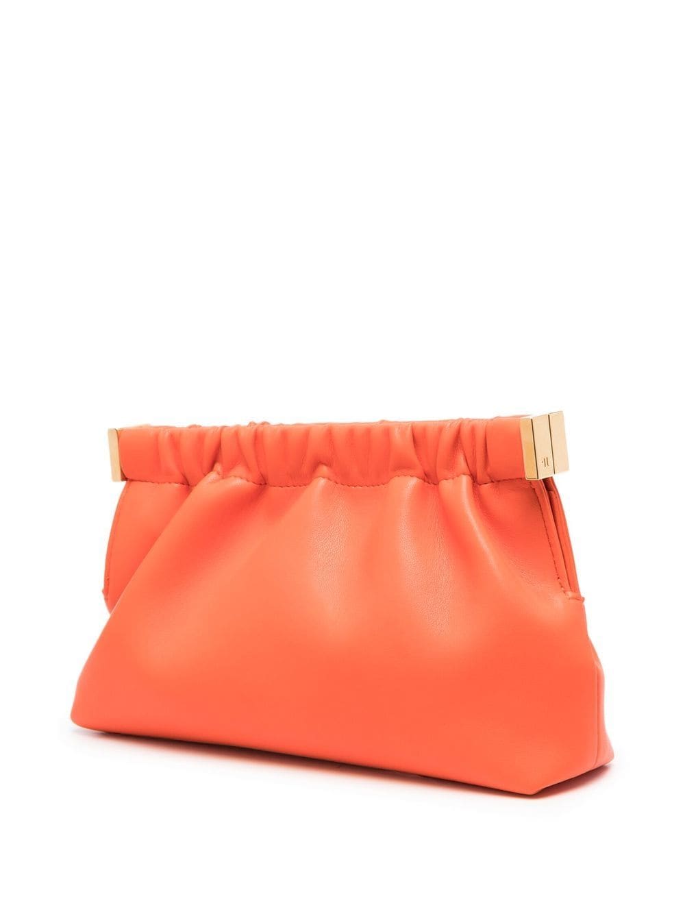 Shop Nanushka Shoulder-strap Kisslock Crossbody Bag In Orange