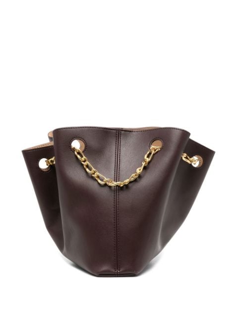 Nanushka chain-link top-handle tote