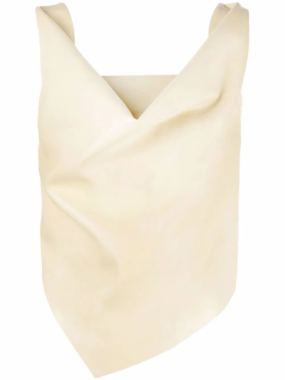 

Nanushka sleeveless draped top - Yellow