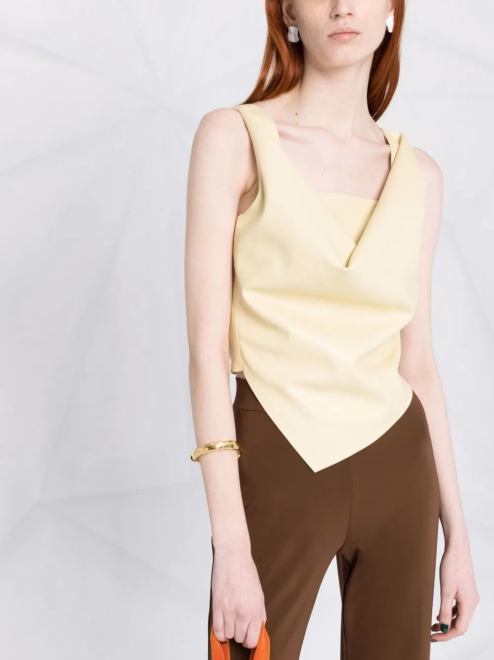 Nanushka Sleeveless Draped Top - Farfetch