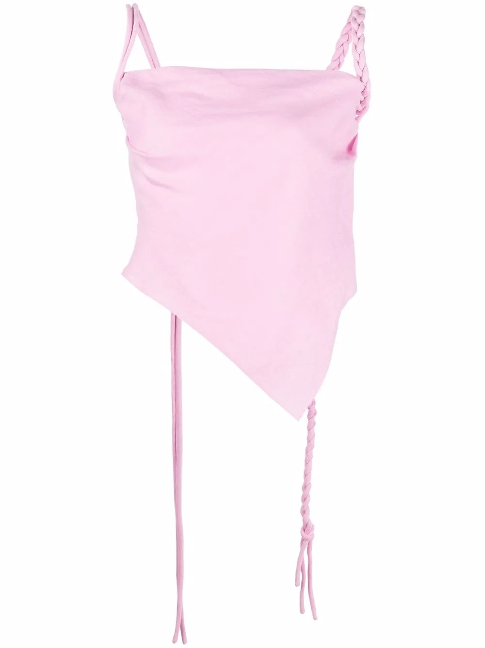 

Nanushka sleeveless scarf top - Pink