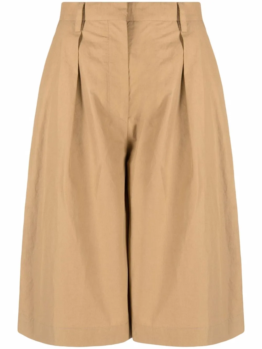 

Nanushka wide-leg tailored bermuda shorts - Neutrals