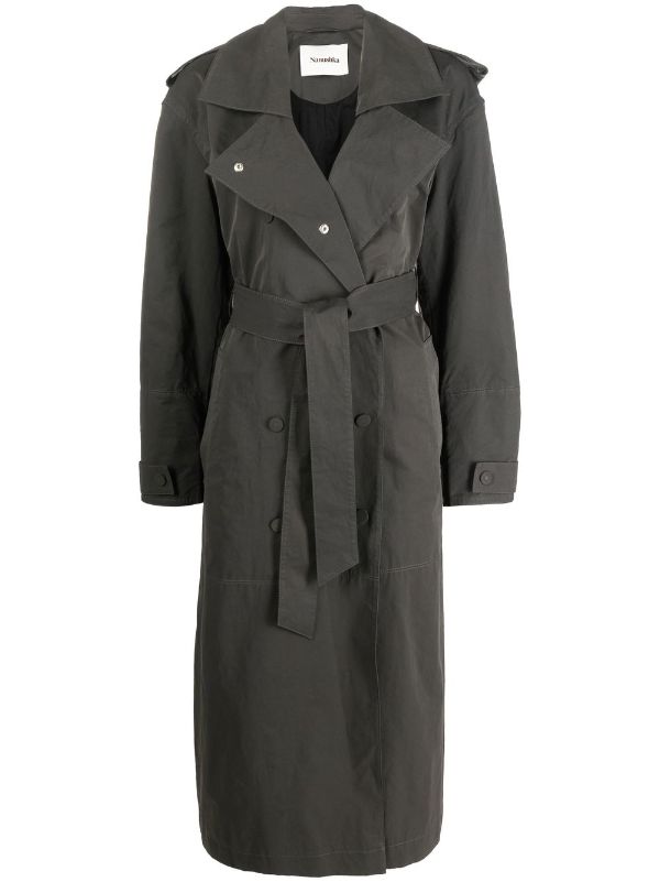 nanushka grey coat