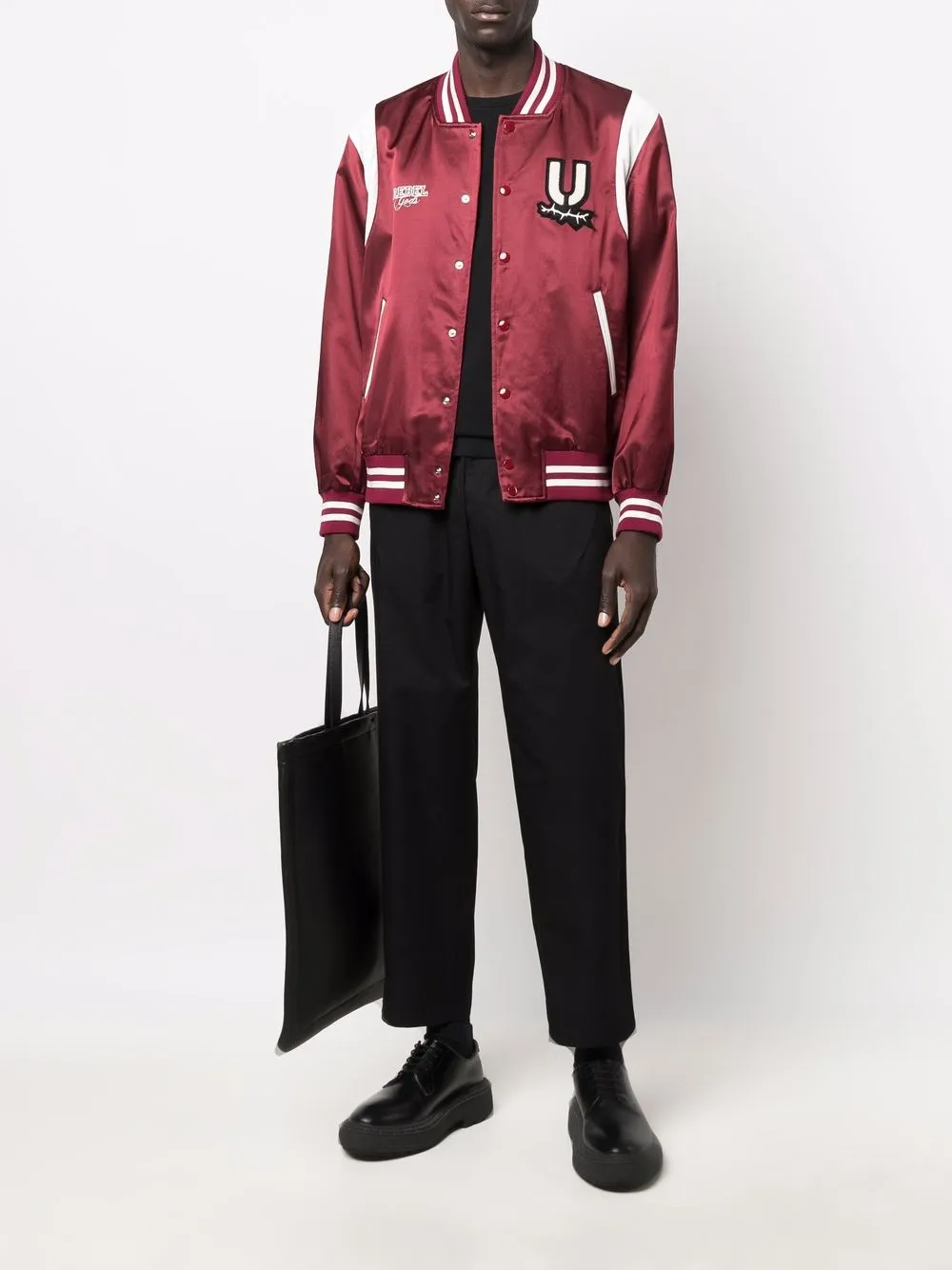 Undercoverism logo-patch baseball jacket | Bomber Jackets | Image 2