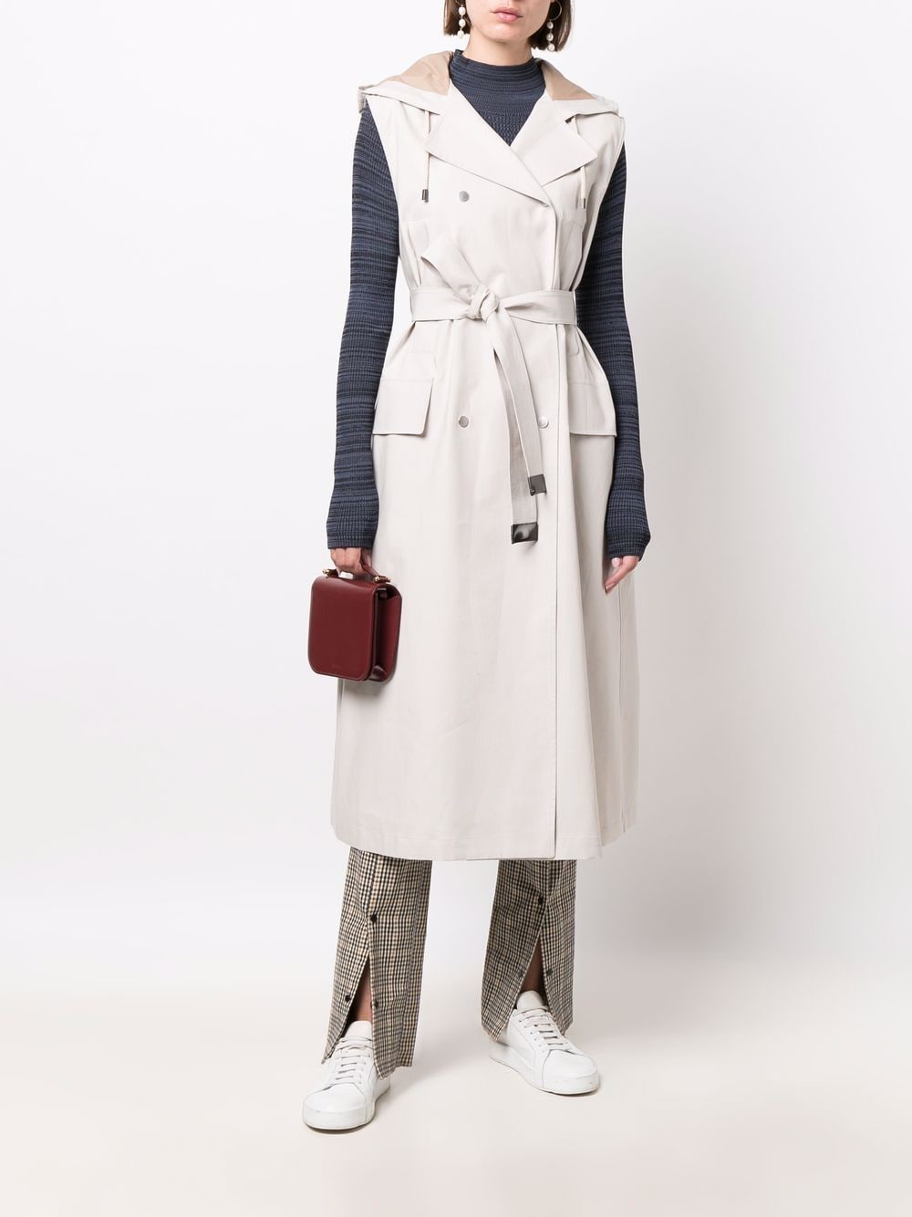 Max Mara Sleeveless double-breasted Coat - Farfetch