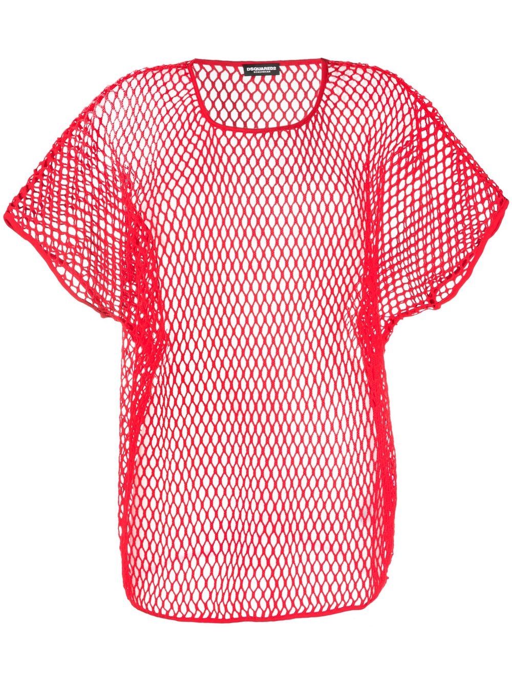 DSQUARED2 cotton net T-shirt Women