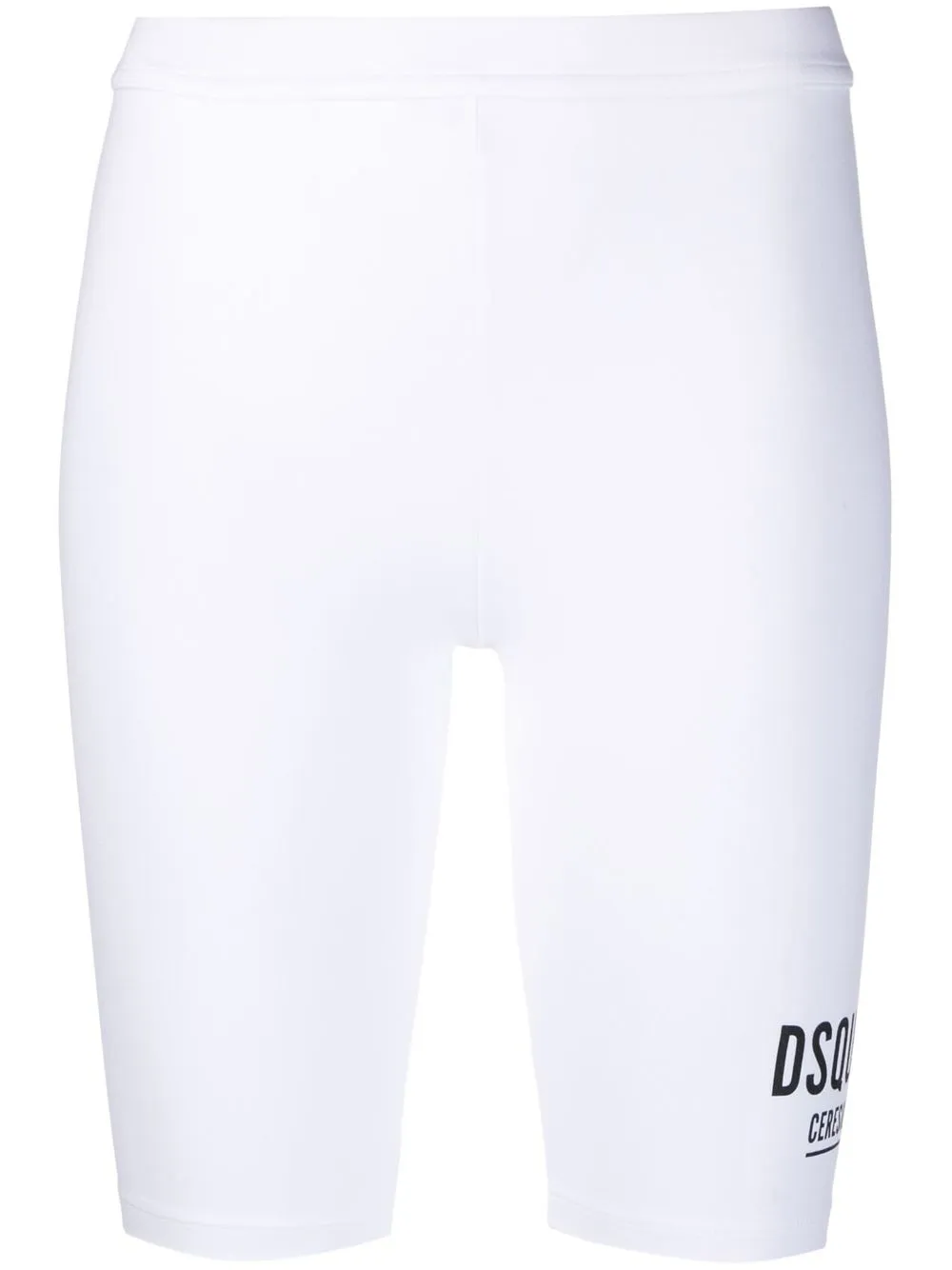 

Dsquared2 logo-print cycling shorts - White