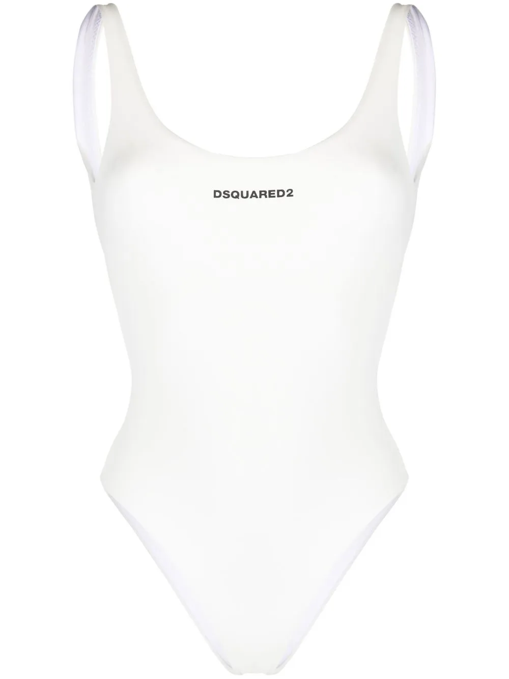 

Dsquared2 traje de baño con logo estampado - Blanco