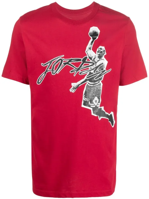Nike Jordan-print T-shirt - Farfetch