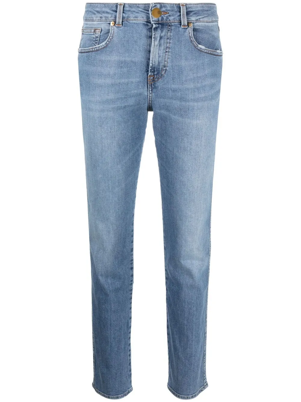 

PT TORINO skinny jeans con efecto lavado - Azul