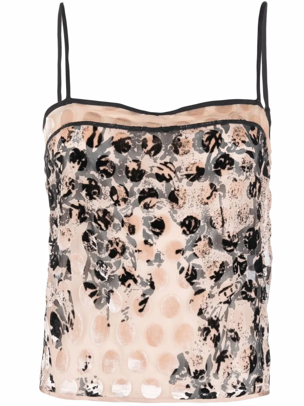 

Diesel raised polka-dot print camisole - Neutrals