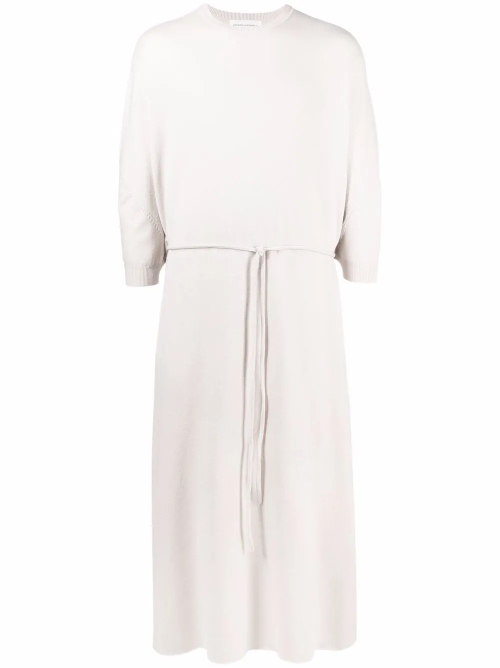 

extreme cashmere vestido tejido largo - Gris