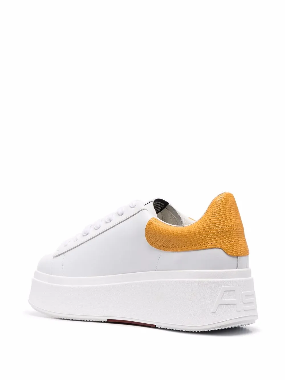 Ash Moby platform-sole sneakers White