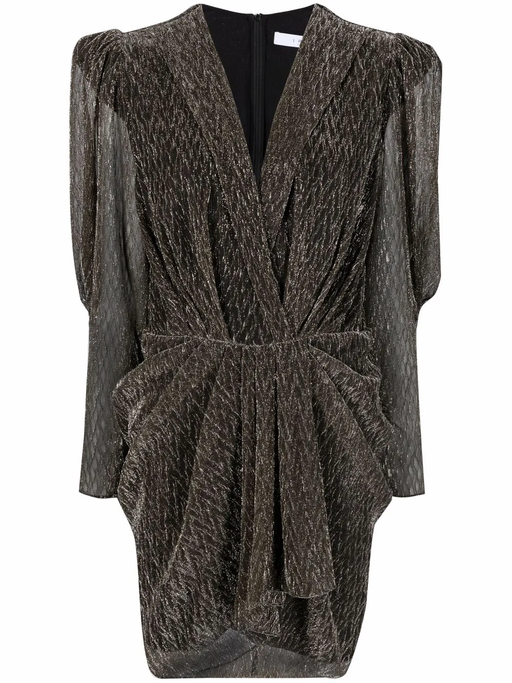 dress with metallic thread