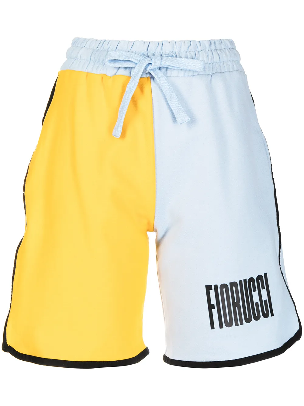 

Fiorucci shorts con diseño color block - Azul