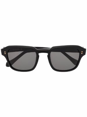 Sandra Square Sunglasses, Dark Tort & Grey