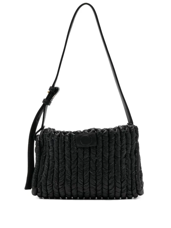Nanushka Woven Shoulder Bag Farfetch