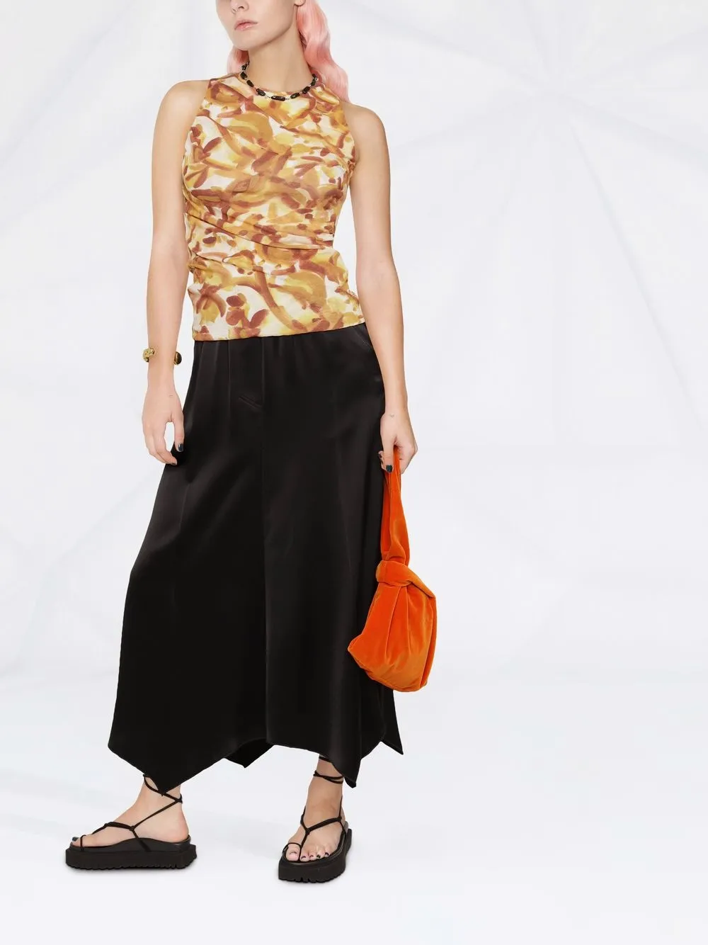 Affordable Nanushka handkerchief midi skirt Women