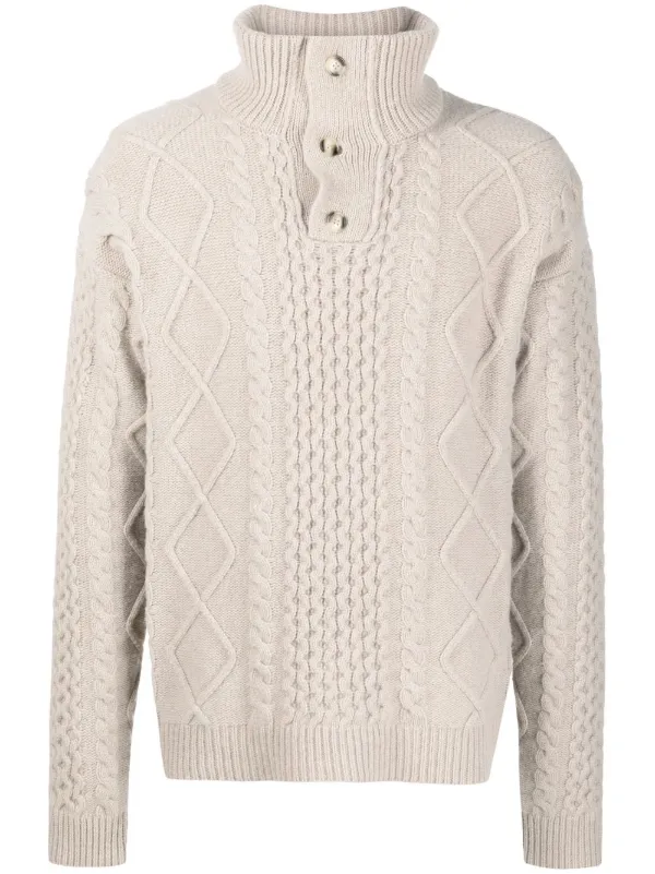 Button collar jumper best sale