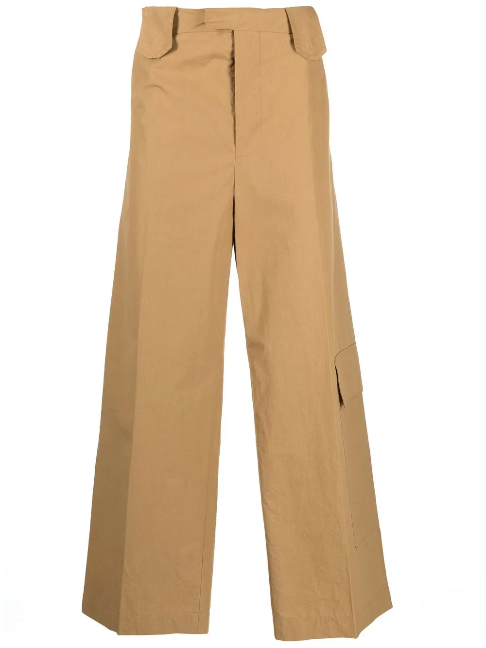 

Nanushka utility pocket wide-leg trousers - Neutrals