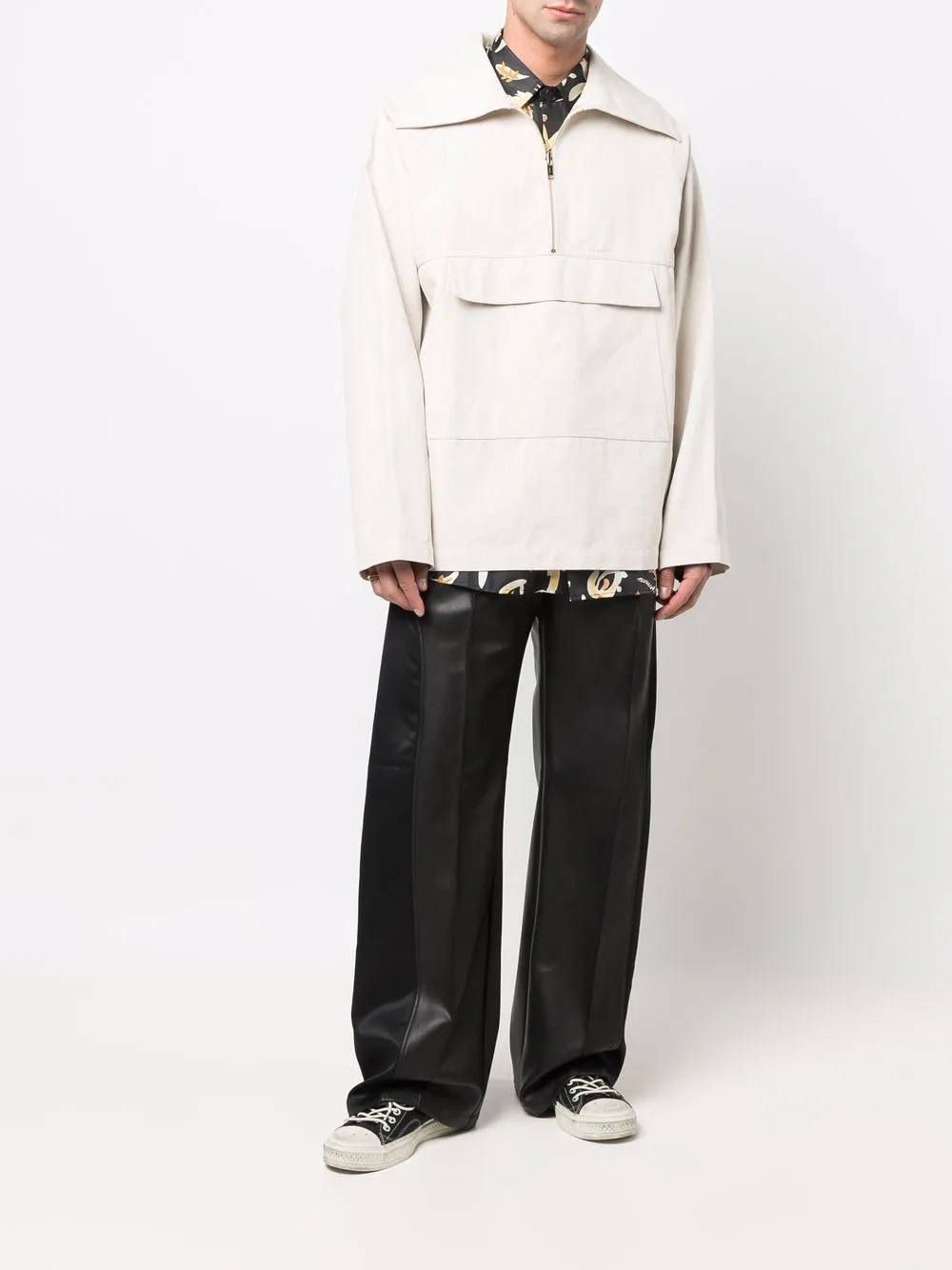 Nanushka Jack met rits - Beige