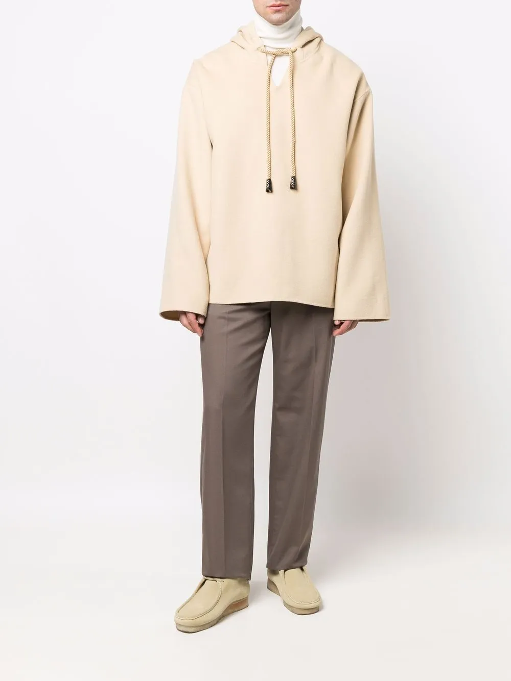 Nanushka Wollen hoodie - Beige