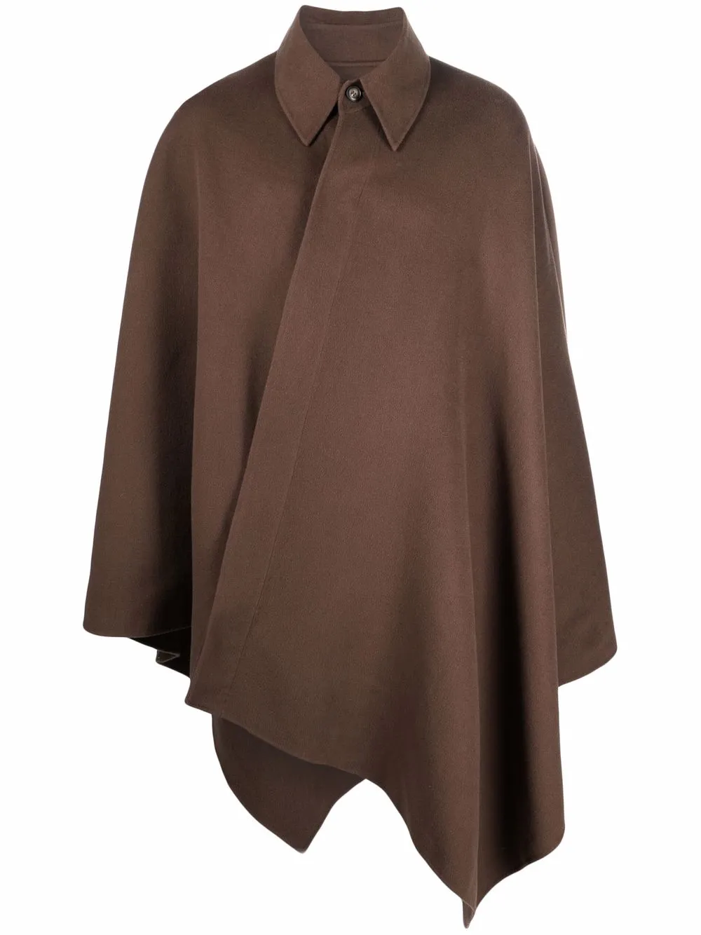 

Nanushka poncho wool coat - Brown