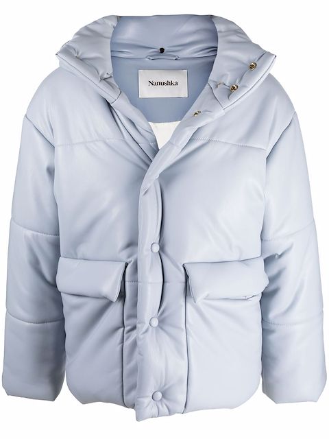 Nanushka hooded puffer vest